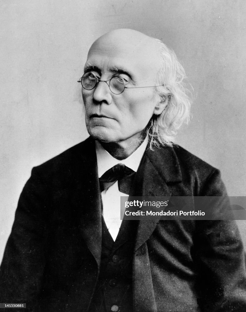 Fechner Portrait of the German psychologist founder of psychophysics Gustav ...