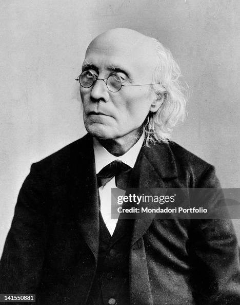 Fechner Portrait of the German psychologist founder of psychophysics Gustav ...