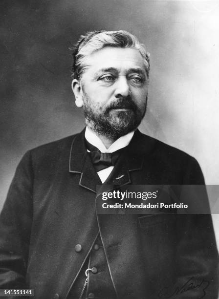 Portrait of the French engineer Gustave Eiffel. 1890s