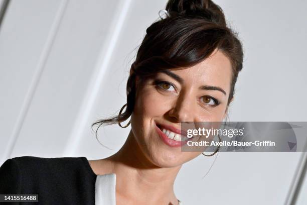 Aubrey Plaza attends the Los Angeles Special Screening of IFC Films' "Spin Me Round" at The London West Hollywood at Beverly Hills on August 17, 2022...