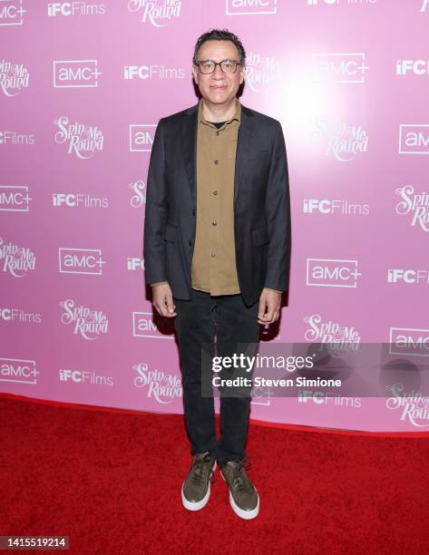 Fred Armisen attends the Los Angeles special screening of IFC Films' "Spin Me Round" at The London West Hollywood at Beverly Hills on August 17, 2022...