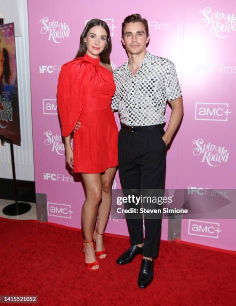 Alison Brie and Dave Franco attend the Los Angeles special screening of IFC Films' "Spin Me Round" at The London West Hollywood at Beverly Hills on...