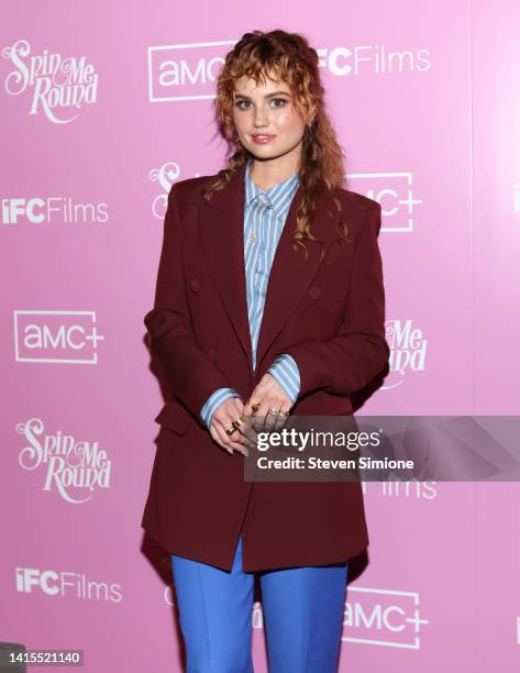 Debby Ryan attends the Los Angeles special screening of IFC Films' "Spin Me Round" at The London West Hollywood at Beverly Hills on August 17, 2022...