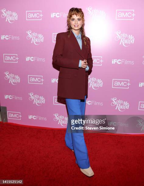 Debby Ryan attends the Los Angeles special screening of IFC Films' "Spin Me Round" at The London West Hollywood at Beverly Hills on August 17, 2022...