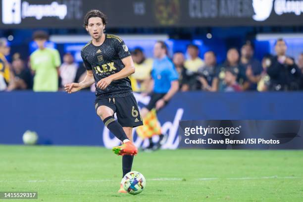 Ilie Sanchez of LAFC during a game between Club America and LAFC at SoFi Stadium on August 3, 2022 in Los Angeles, California.