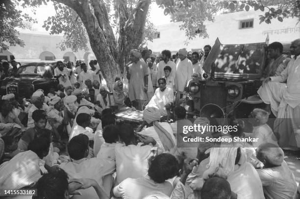 Janata Party president Chandra Sekhar undertook a long walk through the country from Kanyakumari, Southernmost tip of India to Rajghat, memorial of...