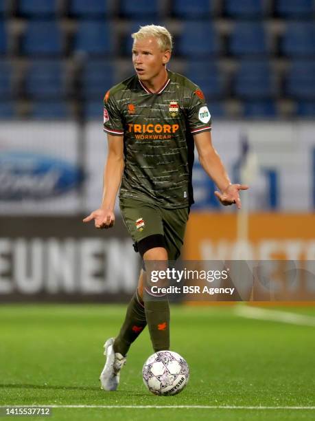 Lucas Woudenberg of Willem II during the Dutch Keukenkampioendivisie match between FC Eindhoven and Willem II at Jan Louwers Stadion on August 12,...