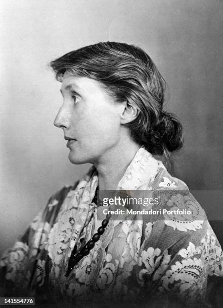 Portrait of British writer Virginia Woolf. 1920s