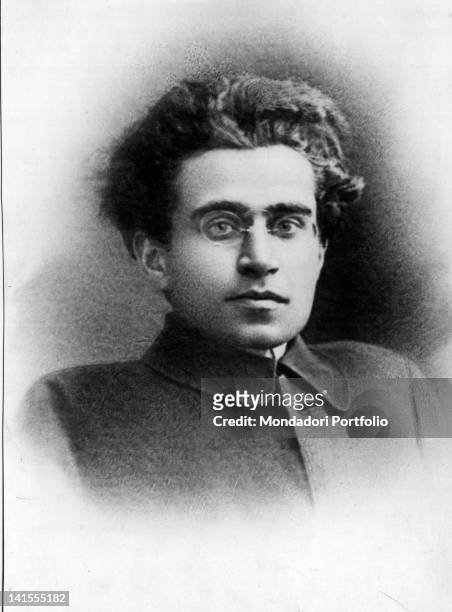 Portrait of the Italian philosopher and politician Antonio Gramsci. 1930s