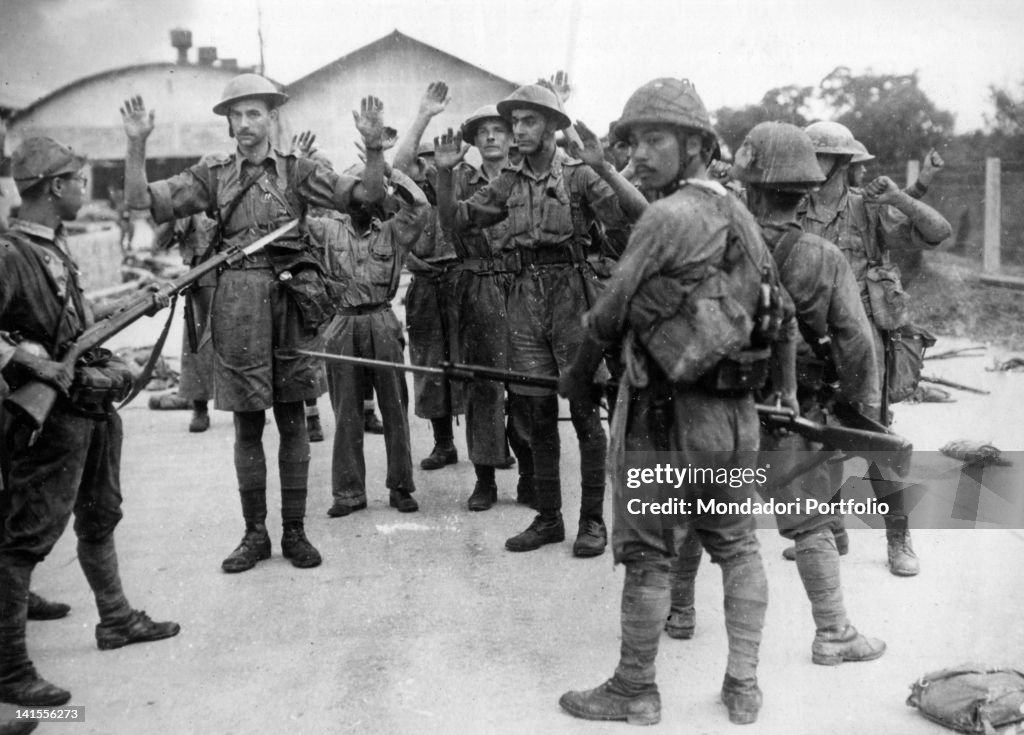 English Soldiers Surrendering To The Japanese