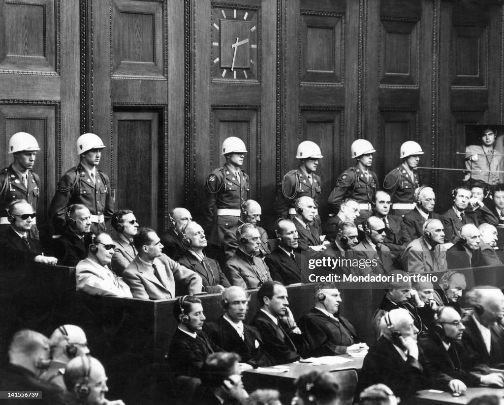 Defendants At The Nuremberg Trials