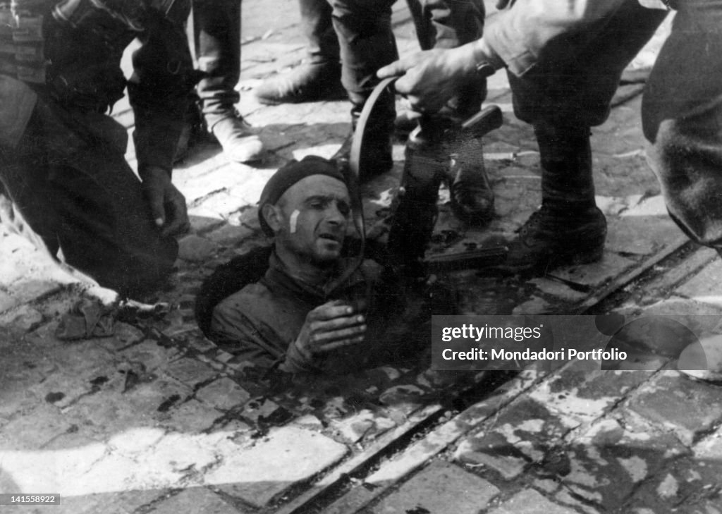 Polish Rebel Captured By The Germans