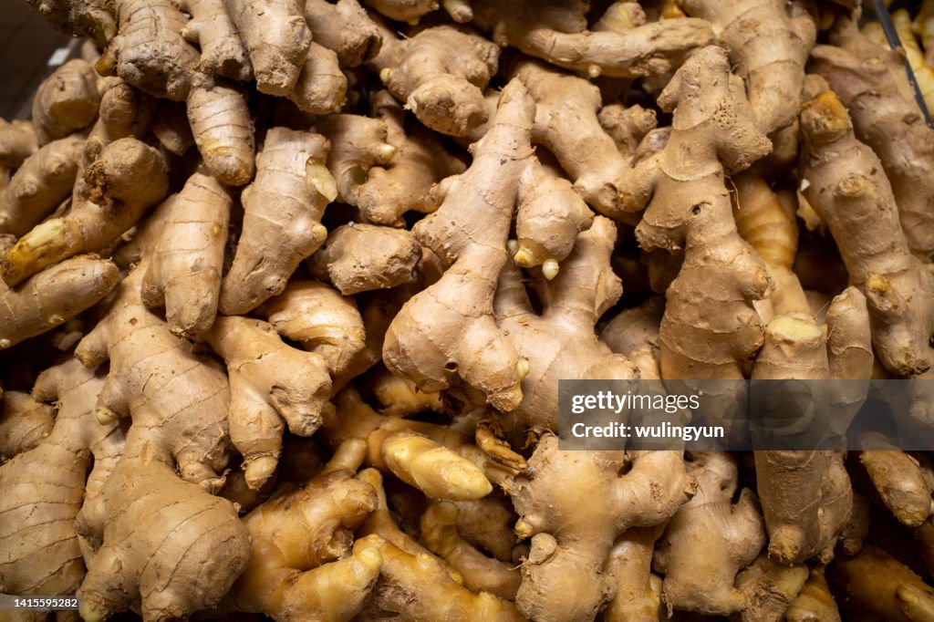 Gingers for sale at supermarket