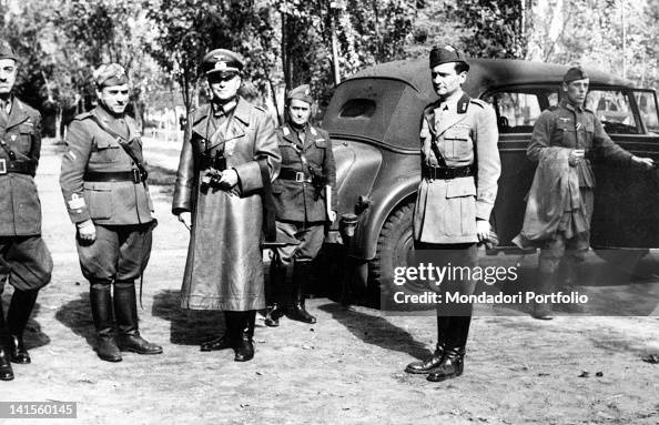 The German General of the First Army Ewald von Kleist takes his leave