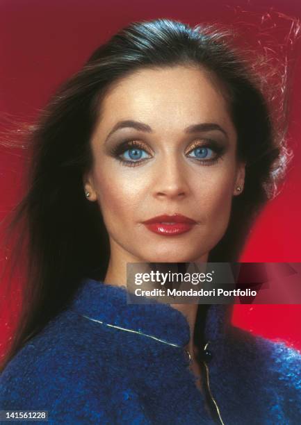Portrait of the Italian ballet dancer Oriella Dorella. 1987