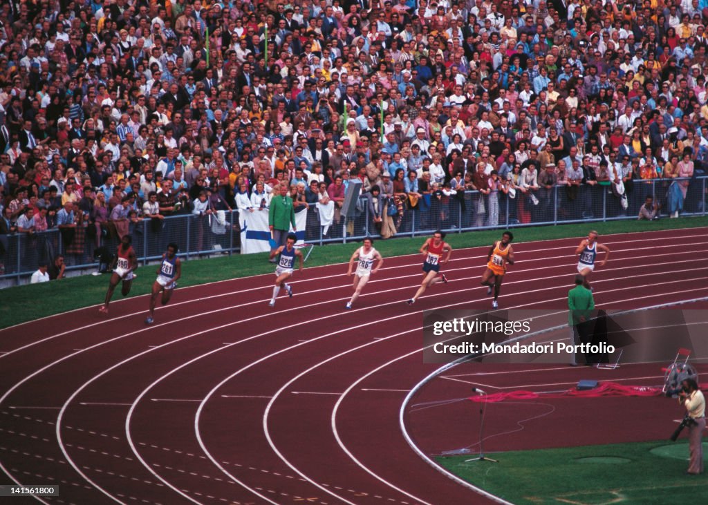 Pietro Mennea During The 200 Metres Quarterfinals