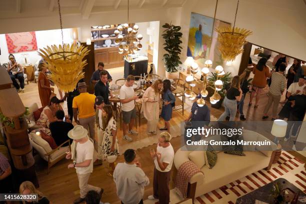 Guests attend as Soho House opens Soho.Home.Studio Melrose at Soho.Home.Studio Melrose on August 17, 2022 in West Hollywood, California.