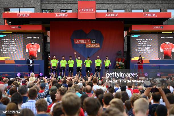 Nairo Alexander Quintana Rojas of Colombia, Anthony Delaplace of France, Elie Gesbert of France, Thibault Guernalec of France, Simon Guglielmi of...