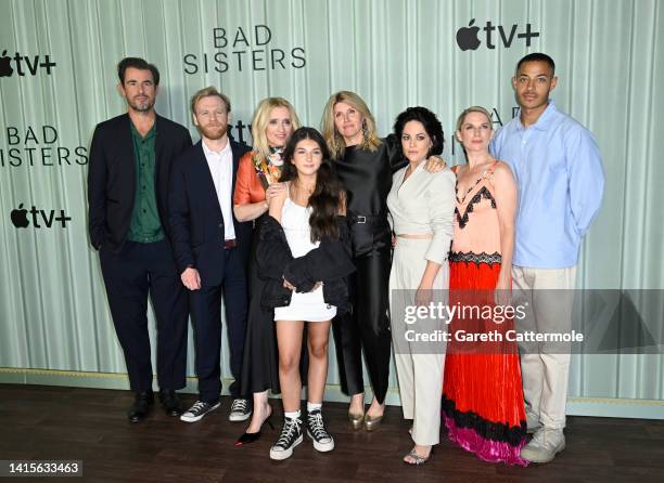 Claes Bang, Brian Gleeson, Anne-Marie Duff, Saise Quinn, Sharon Horgan, Sarah Greene, Eva Birthistle and Daryl McCormack attend the "Bad Sisters"...