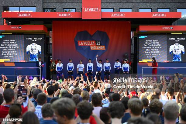 Michael Woods of Canada, Patrick Bevin of New Zealand, Alessandro De Marchi of Italy, Itamar Einhorn of Israel, Christopher Froome of United Kingdom,...