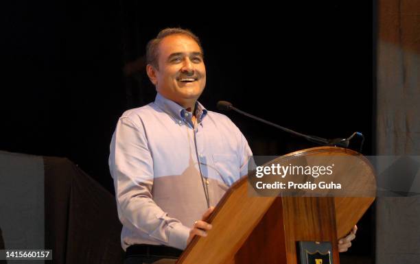 Praful Patel attends the Indian footbal awards ceremony on May 23, 2013 in Mumbai, India