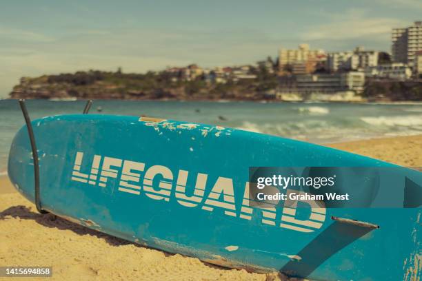 lifeguard equipment at bondi - surf rescue stock pictures, royalty-free photos & images