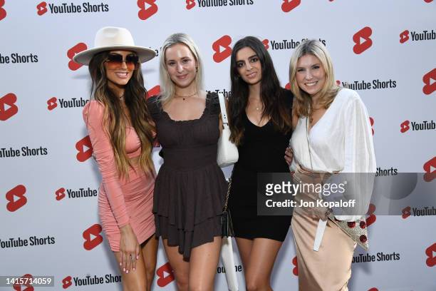 Guests attend the YouTube Shorts Summer Party on August 18, 2022 in Los Angeles, California.