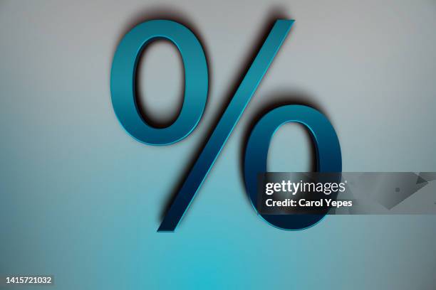percentage sign in  3d - percentage sign stock pictures, royalty-free photos & images