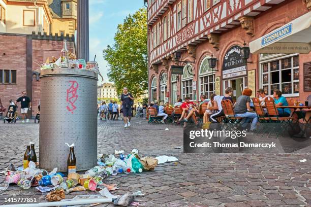 frankfurt - disposable cup stock pictures, royalty-free photos & images