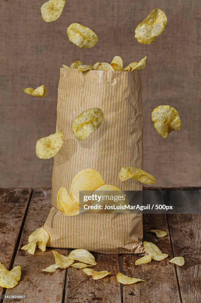 Close-up of potato on table