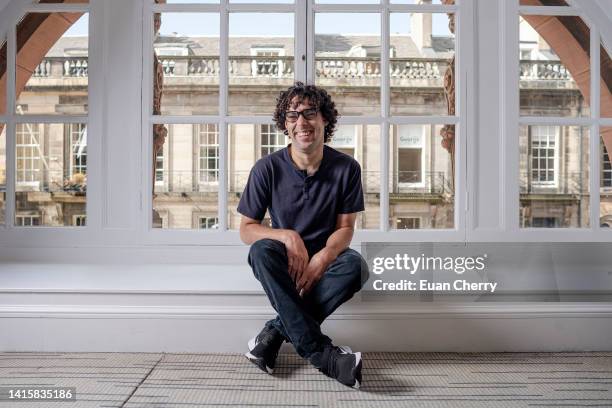 Director Reid Davenport of film " I Didn't See You There" sits for portraits from the Edinburgh International Film Festival during "BREIFF...