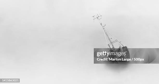 close-up of decoration against white background,pin mill,ipswich,united kingdom,uk - hundir fotografías e imágenes de stock