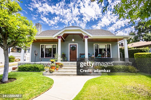 Freshly Painted Craftsman Bungalow House Freshly Painted Craftsman Bungalow House