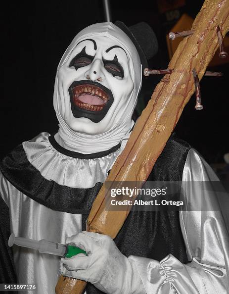 Tererry Horror cosplayer as Art The Clown fr Terrifier attend Midsummer... News ...