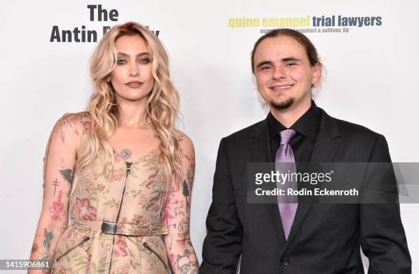Paris Jackson and Prince Jackson attend the 2022 Harold and Carole Pump Foundation Gala at The Beverly Hilton on August 19, 2022 in Beverly Hills,...