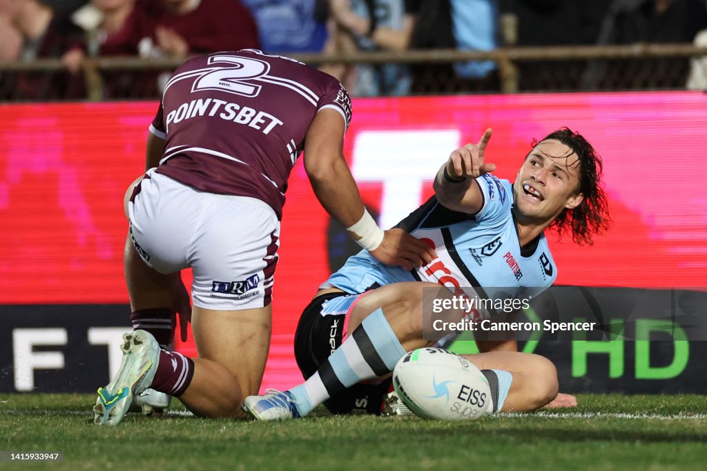 NRL Rd 23 - Sea Eagles v Sharks