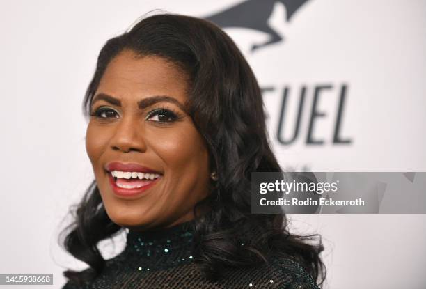 Omarosa Manigault Newman attends the 2022 Harold and Carole Pump Foundation Gala at The Beverly Hilton on August 19, 2022 in Beverly Hills,...
