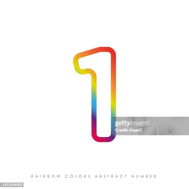 ilustrações, clipart, desenhos animados e ícones de número de cores do arco-íris abstrato, modelo de logotipo de aniversário isolado, número de aniversário, ilustração de estoque de vetor de aniversário - 40th anniversary