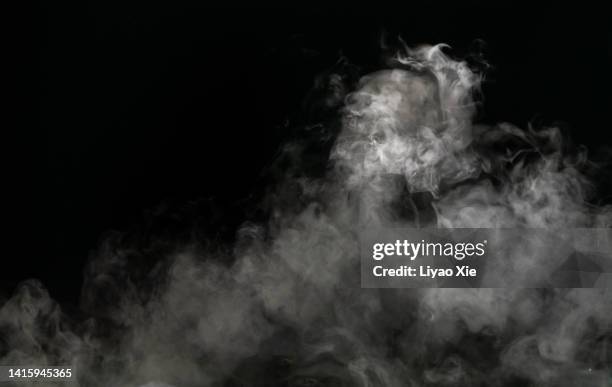 dry ice evaporation fog - 煙 ストックフォトと画像