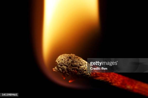 burning match - match flame stock pictures, royalty-free photos & images