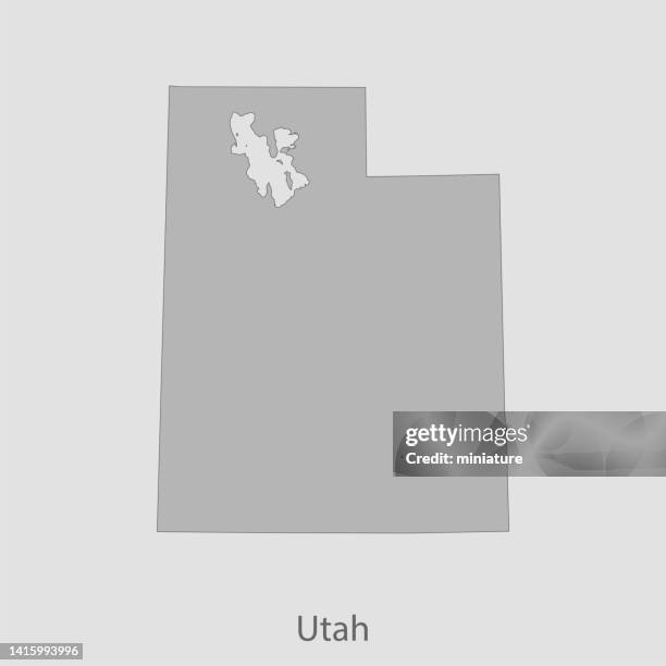 Utah Map High-Res Vector Graphic - Getty Images