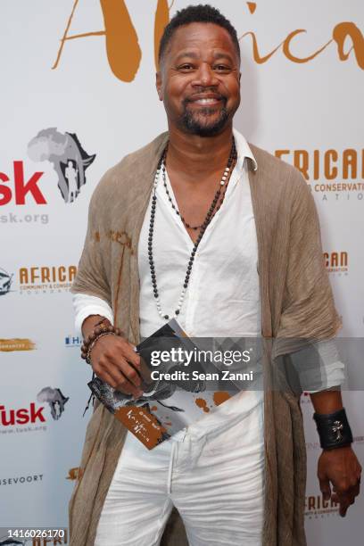 Cuba Gooding Jr. Attends Karibu Africa Hamptons Soirée on August 19, 2022 in Sag Harbor, New York.