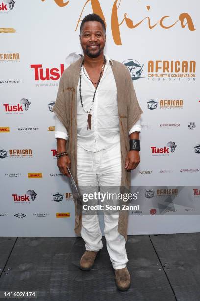 Cuba Gooding Jr. Attends Karibu Africa Hamptons Soirée on August 19, 2022 in Sag Harbor, New York.