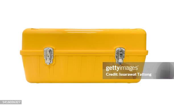 toolbox isolated on white background - open toolbox stock pictures, royalty-free photos & images