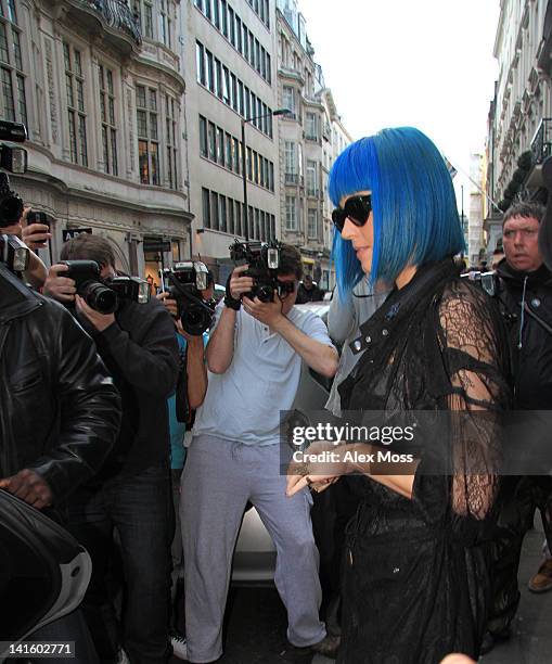 Katy Perry sighting on March 19, 2012 in London, England.