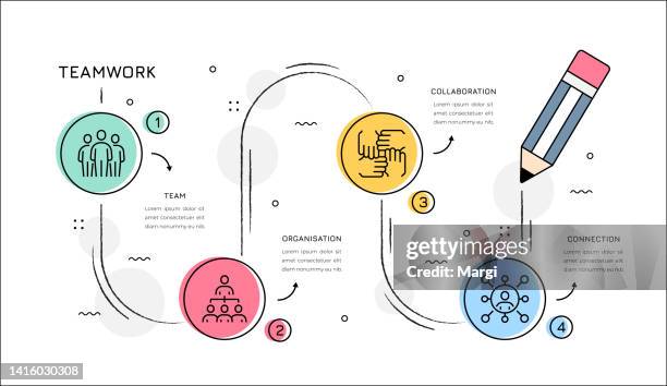 Teamwork Infographic Concept High-Res Vector Graphic - Getty Images