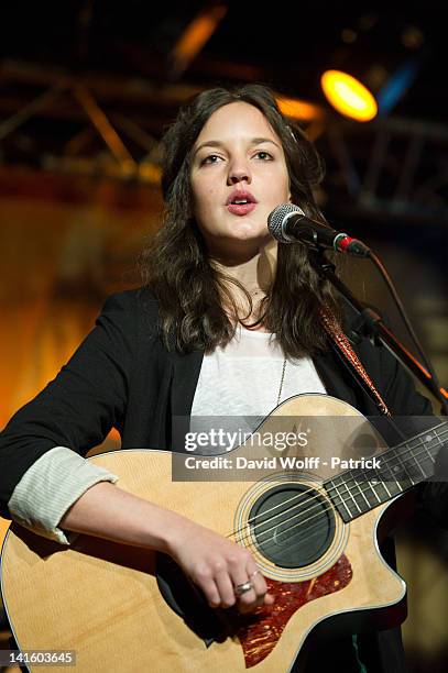 Jain opens for Leon Russell at Le New Morning on March 19, 2012 in Paris, France.