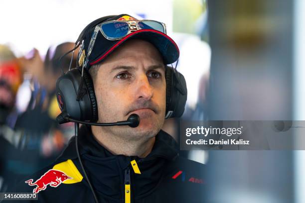 Jamie Whincup during practice for the Sandown SuperSprint round of the 2022 Supercars Championship Season at Sandown International Motor Raceway on...