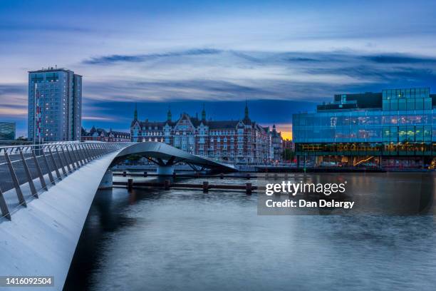path to the blue hour - danish architecture stock pictures, royalty-free photos & images