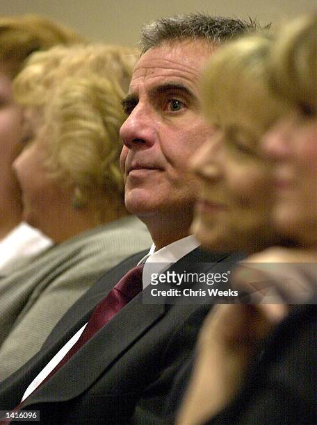 Jorg Halaby, ex-boyfriend of Erin Brockovich and defendant in the "Erin Brockovich Extortion" case, awaits arraignment May 10, 2000 at the Ventura...